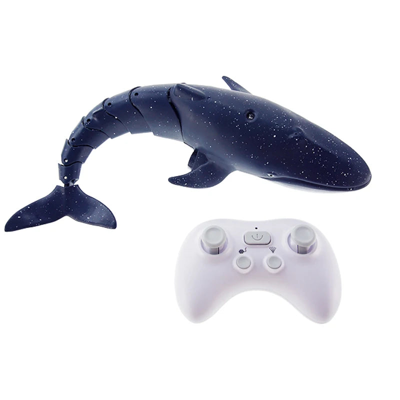 Remote-Controlled Smart Shark and Whale Water Spray Toy Submarine for Kids