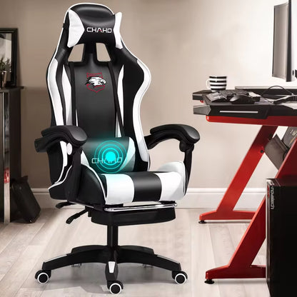 WCG High-Quality Gaming Chair - Leather Computer Chair for Office and Internet Cafe Use