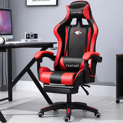 WCG High-Quality Gaming Chair - Leather Computer Chair for Office and Internet Cafe Use