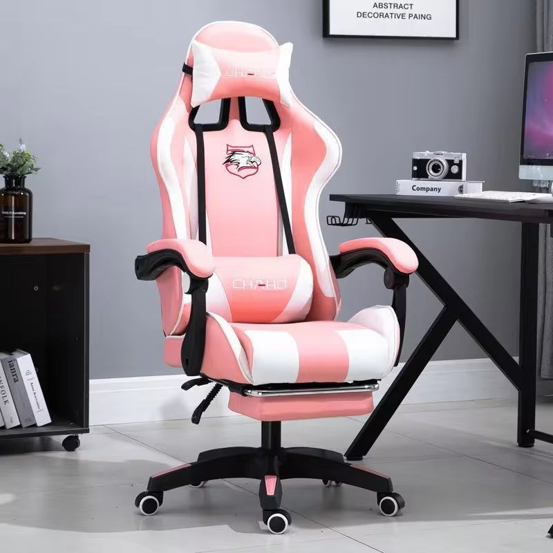 WCG High-Quality Gaming Chair - Leather Computer Chair for Office and Internet Cafe Use