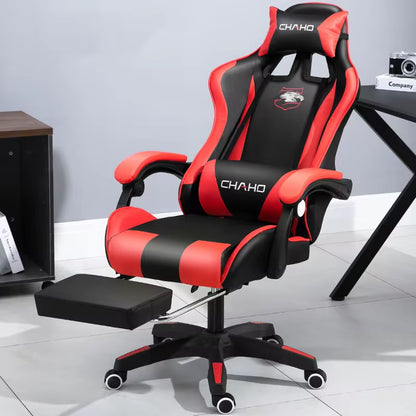 WCG High-Quality Gaming Chair - Leather Computer Chair for Office and Internet Cafe Use