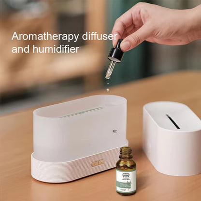 Aroma Diffuser Air Humidifier Ultrasonic Cool Mist Maker Fogger Led Essential Oil Flame Lamp Difusor