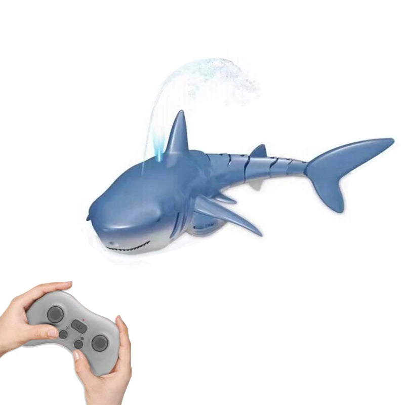 Remote-Controlled Smart Shark and Whale Water Spray Toy Submarine for Kids