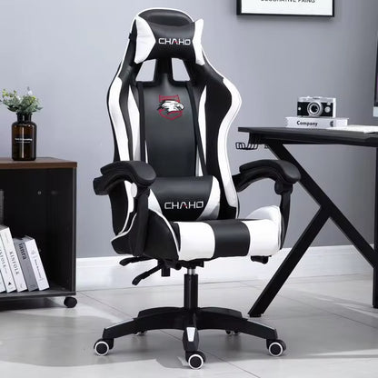 WCG High-Quality Gaming Chair - Leather Computer Chair for Office and Internet Cafe Use