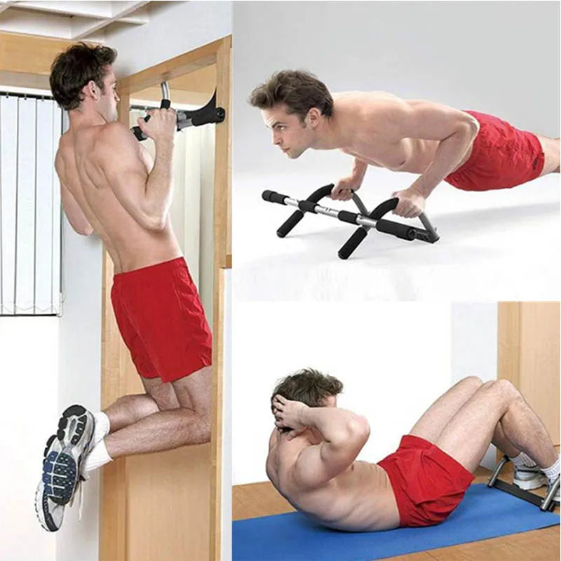 Adjustable Door Frame Chin-Up Bar for Home Gym and Fitness Training