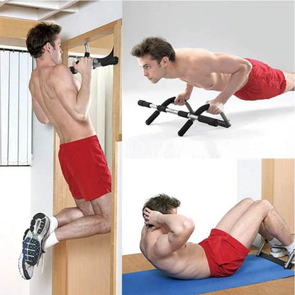 Adjustable Door Frame Chin-Up Bar for Home Gym and Fitness Training